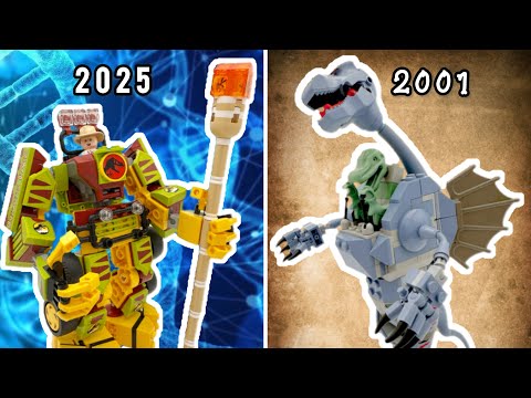 I built LEGO DINOSAUR MECHS