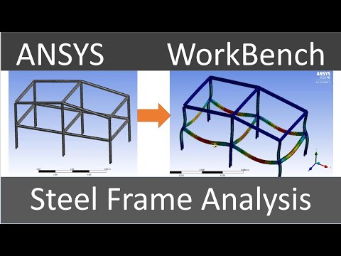 ANSYS Workbench | Steel Frame Analysis