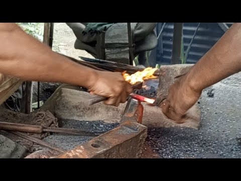 Unique Studio YT is live! 🔨”Royal Nail Forging — Iron Shaped by Flames 👑🔥