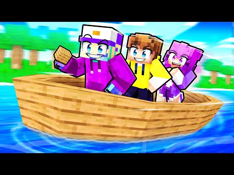 Playing BUILD A BOAT in Minecraft…
