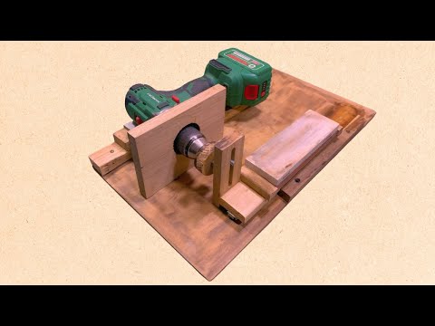 Just 10 minutes! Turn a hand drill into a super convenient tool at home