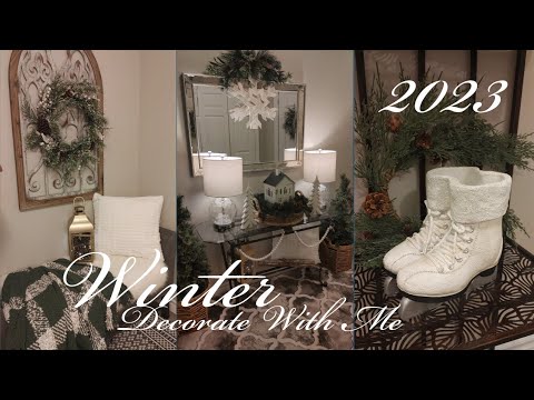 2023 COZY AND BOHO WINTER DECORATE WITH ME/DECORATING AFTER CHRISTMAS🌲