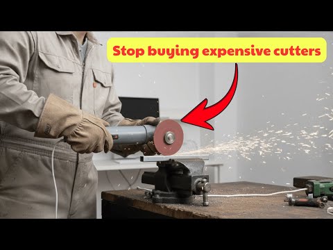 Stop Buying Expensive Cutters! DIY Handheld Metal Cutter from PVC & 775 Motor