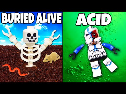 DEADLY Environments vs LEGO Minifigures...