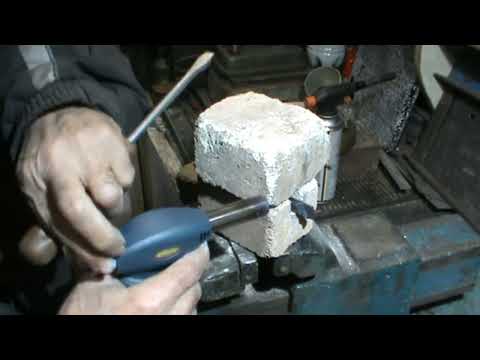 Soldering turning tools with a household torch