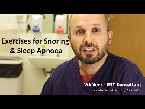 Throat Exercises for Snoring and Sleep Apnoea (myofunctional therapy)