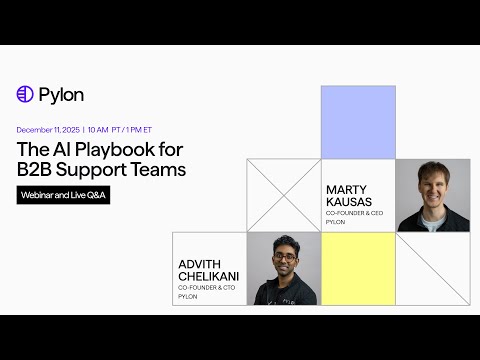 The AI Playbook for B2B Support Teams