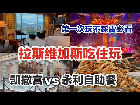 🇺🇸拉斯维加斯｜最好自助餐｜美食酒店景点 科技 看秀 ｜最著名两大自助餐AYCE大比拼｜永利酒店入住经验 LasVegas