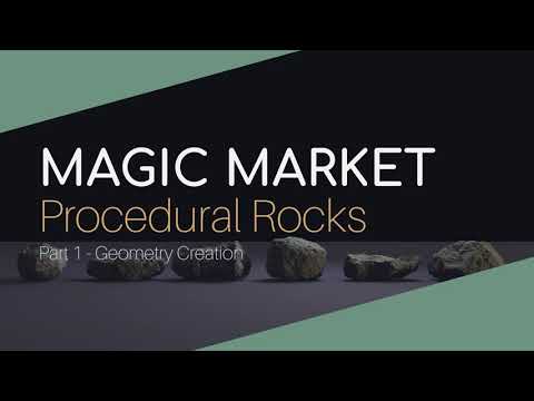 Magic Market | Procedural Rocks 1 | Geometry Generation