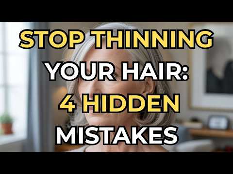 OVER 50 STOP RUINING YOUR THIN/FINE HAIR: AVIOD THESE 4 MISTAKES