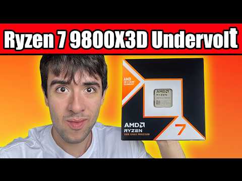 Undervolt your Ryzen 7 9800X3D for more FPS and Lower Temperature!