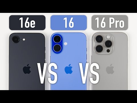 iPhone 16e vs iPhone 16 vs iPhone 16 Pro - Vergleich | Die richtige Wahl treffen!