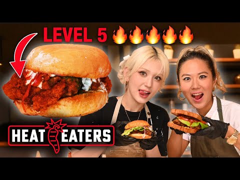 JEON SOMI Kitchen Takeover + Rating NYC's SPICIEST Chicken Sandwiches! | Heat Eaters