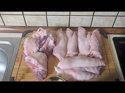 PORK'S FEET are a DELICACY!!! Hungarian recipe!