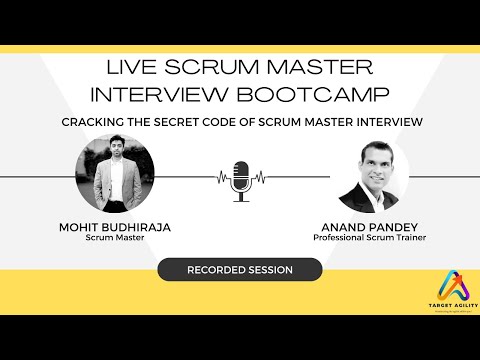How to prepare for a Scrum Master (SM) Interview? With Mohit Budhiraja