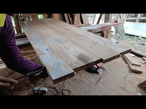 Tehnik cepat membuat pintu minimalis kayu jati