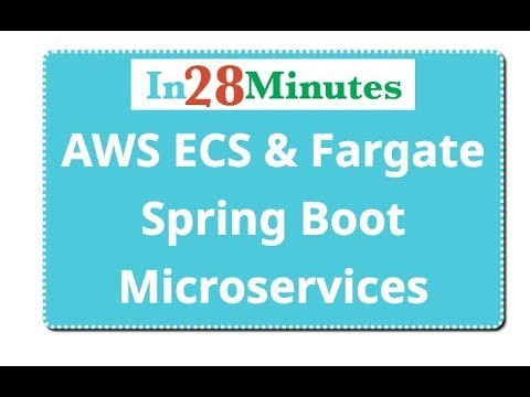 AWS Fargate and ECS - Deploy Spring Microservices