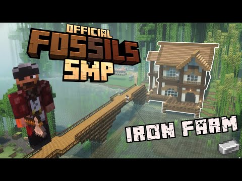 HUGE Create Mod Iron Farm! Building the Official Fossils SMP Iron Generator (Episode 2)