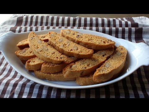 Almond Biscotti - How to Make Biscotti - Crunchy Italian Dipping Cookies