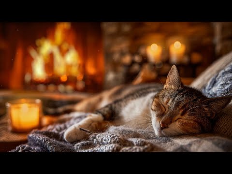 Soothing Music For Cats 😸 Relaxing Music for Cats Helps Sleep Deeply, Heals and Relieves Anxiety