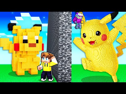 I Cheated With POKEMON in Minecraft Build Battle!