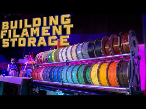 Building Filament Storage Solutions - xTool P2 Laser Project / RepRack!