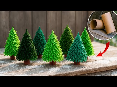 10 Christmas Trees in One Evening!🎄Adorable Mini  Trees DIY🎀 Fast, Easy & Budget-Friendly!💚
