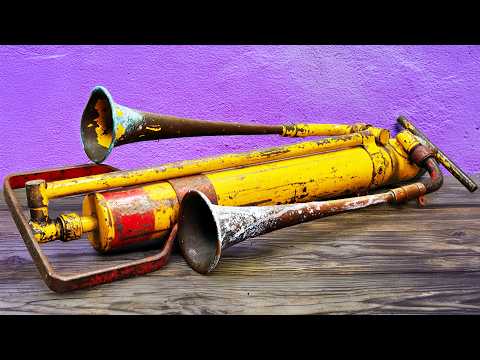 Emergency Air Horn Restoration - Loud Again After Decades