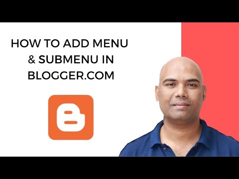 How To Add Submenu In Blogger.com 2022 | CM Manjunath
