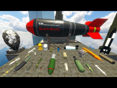 Testing the Strongest Nuclear Bombs in a City | GMod