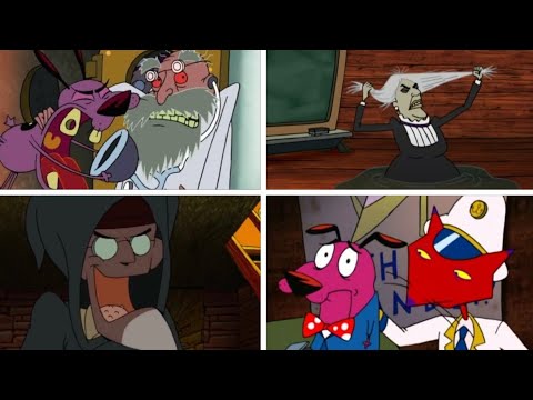 Every time Courage defeated/befriended a villain season 1-4 (no damage)