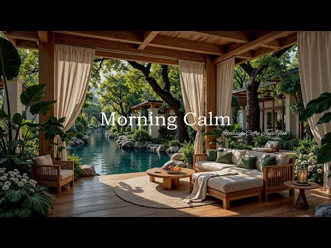 Morning Riverside Jazz 🌿 Coffee Instrumental Music for Work, Focus & Peaceful Energy