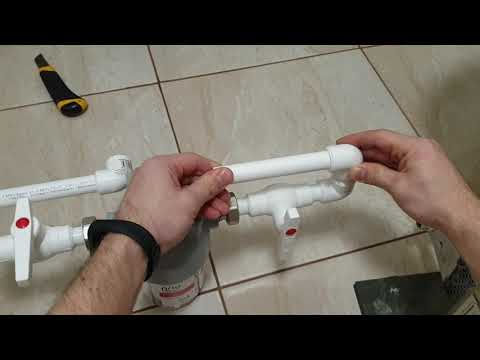 Установка фильтра на холодную воду