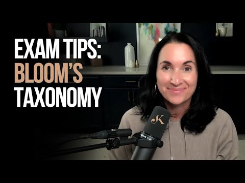 Exam Tips: Bloom's Taxonomy | Kathleen Jasper