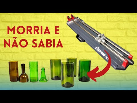 Corte perfeito,como cortar garrafas de vidro com Riscadeira Cortag [passo a passo]