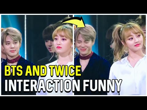 Funny Moments Interactions Between BTS And Twice