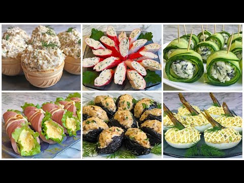 6 Amazing New Year's Eve Appetizers 2025 / Holiday Appetizers / Snacks for the New Year