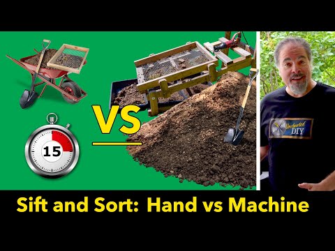 Sift, Sort and Clean Soil, Compost - and So Much More - in Minutes!  DIY Motorized Shaker Table!