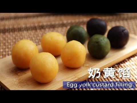 easy egg yolk custard filling | learn 3 flavors at a time