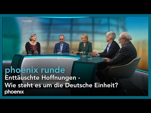 phoenix runde: Enttäuschte Hoffnungen - Wie steht es um die Deutsche Einheit?