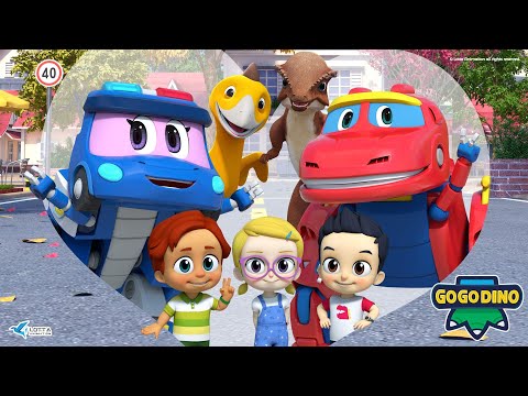 [GoGoDino] 💖Happy Friendship Day💖 My Friend T-Rex | Dinosaurs for Kids | Cartoon |  Robot