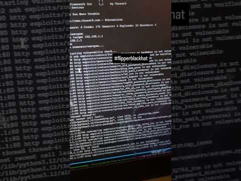 Routersploit is now in the Flipper Blackhat build! #flipperzero #hacking #pentesting #cybersecurity
