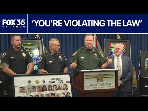 Florida Sheriff Grady Judd: ‘Operation Bad Odds’ illegal gambling investigation leads to 28 arrests