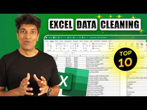 Top 10 Excel Functions for Data Cleaning