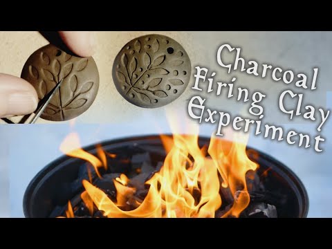 Firing Clay in a Charcoal Grill - Pottery Experiment - Relaxing Crafting - Svartbränning Keramik