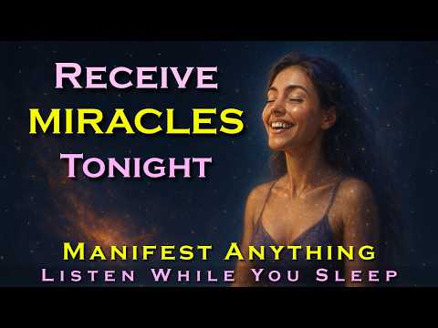 Receive Miracles Tonight ~ MANIFEST ANYTHING While you Sleep ~ Listen for 30 Nights Meditation