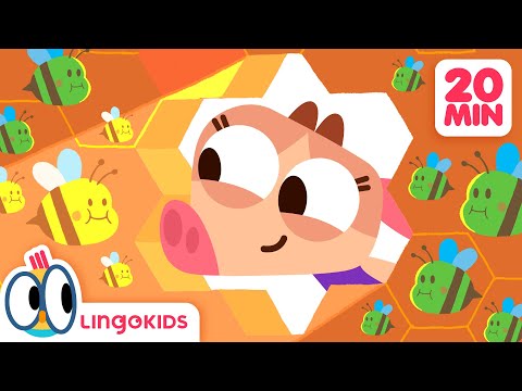 Best Animals Cartoons with Baby Bot 🐶🐝 Cartoons for Kids | Lingokids