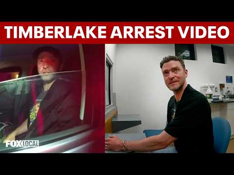 Justin Timberlake DWI arrest video released, shows booking and police interaction