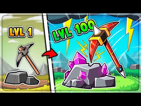 I couldn't stop UPGRADING this pickaxe