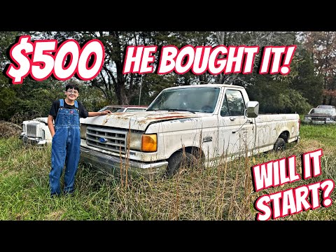 13 Year Old Buys a Truck! Rats Ate the Wiring!